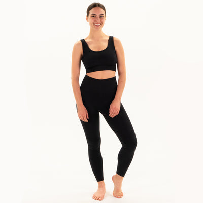Willa Lu Flow Set Black Color Comfy Yoga Set Apparel Clothes front